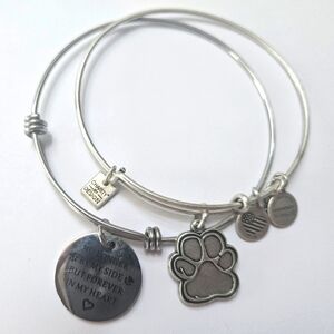 2 - Alex + Ani Charm Bangles